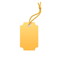 price tag 3d rendering