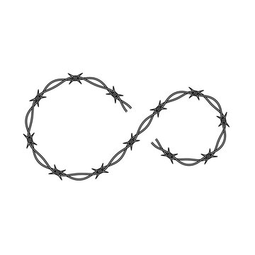 fince infinity icon vector illustration eps 