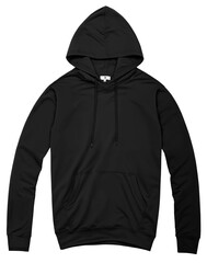 Black Hoodie Blank Template - 4k Design Asset