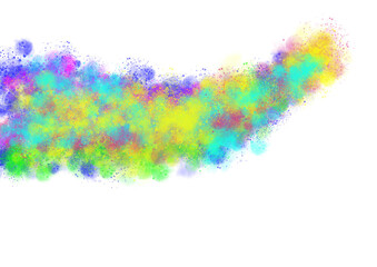 Fototapeta premium abstract watercolor art, Colorful Art Background, watercolor splatter, splash, Colorful Kid Art, PNG, Transparent 