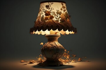 lamp shade created using AI Generative Technology