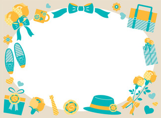 父の日のおしゃれなフレーム　シンプル