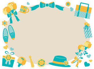 父の日のおしゃれなフレーム　シンプル