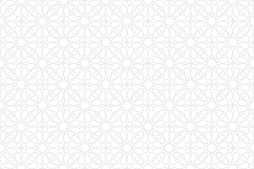 arabic seamless pattern with arabian and turkish ornament style use for ramadan background and eid banner - obrazy, fototapety, plakaty