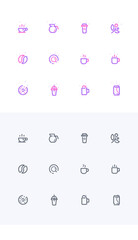 Coffe Icons set