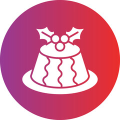 Vector Design Pudding Icon Style