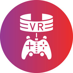 Vector Design Vr Game Icon Style