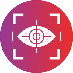 Vector Design Eye Tracking Icon Style