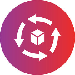 Vector Design Rotation Icon Style