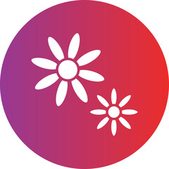 Vector Design Flower Icon Style