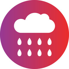 Vector Design Raining Icon Style