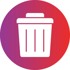 Vector Design Trash Can Icon Style