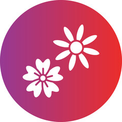 Vector Design Flowers Icon Style