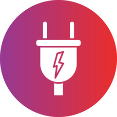 Vector Design Power Plug Icon Style