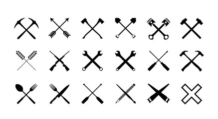 illustration of Vintage Icons