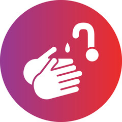 Vector Design Washing Hands Icon Style