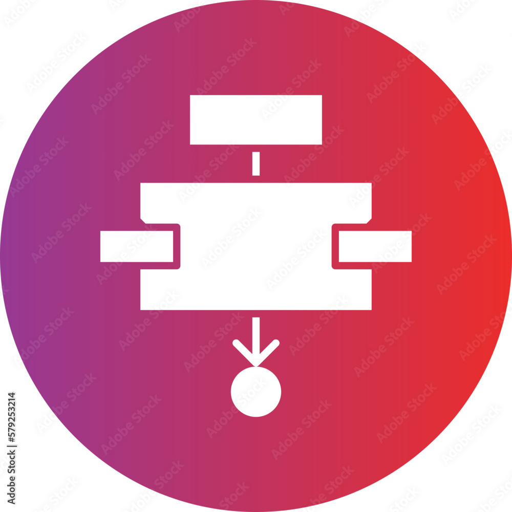 Poster vector design workflow icon style