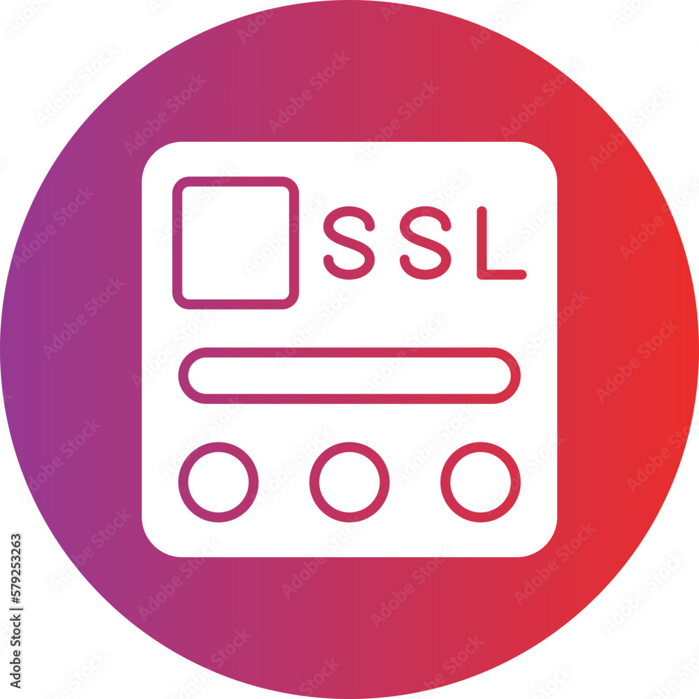 Poster vector design ssl file icon style
