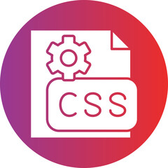 Vector Design CSS Code Icon Style