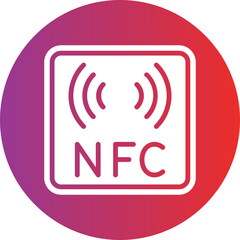 Vector Design Nfc Icon Style