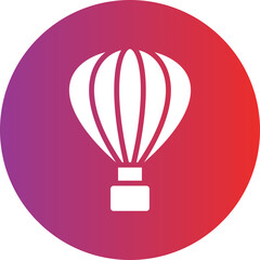 Vector Design Air Balloon Icon Style