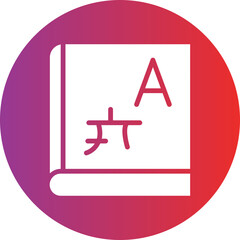 Vector Design Language Learning Icon Style