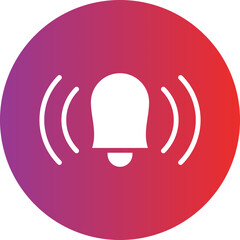 Vector Design Ring Bell Icon Style