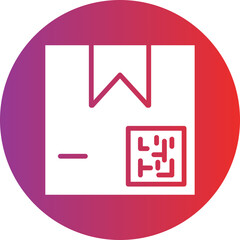 Fototapeta premium Vector Design Package QR Code Icon Style