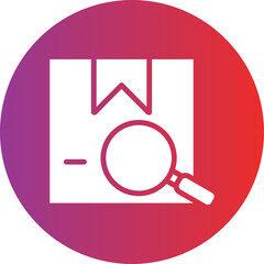 Vector Design Package Search Icon Style