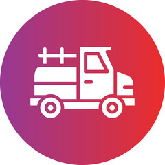Vector Design Pickup Truck Icon Style