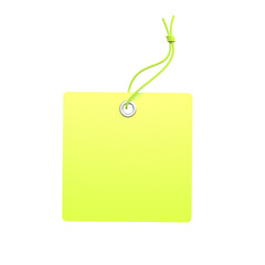 price tag 3d rendering