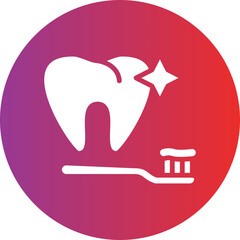 Vector Design Clean Tooth Icon Style