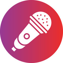 Vector Design Microphone Icon Style