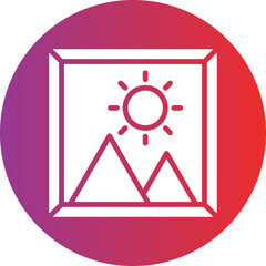 Vector Design Picture Icon Style