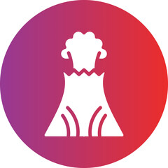 Vector Design Volcano Icon Style