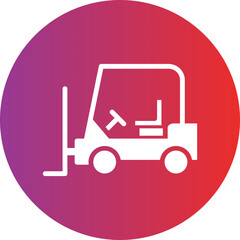 Vector Design Forklift Icon Style