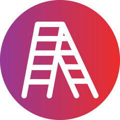 Vector Design Stepladder Icon Style