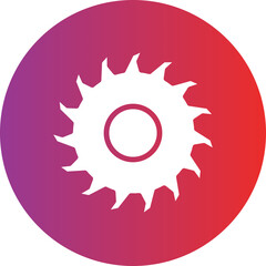 Vector Design Circular Saw Icon Style