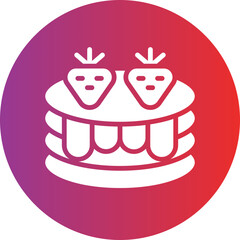 Vector Design Pancake Icon Style
