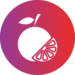 Vector Design Orange Icon Style