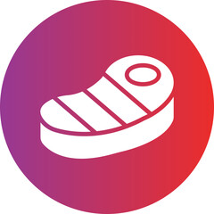 Vector Design Steak Icon Style