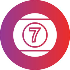 Vector Design Pool Ball Icon Style