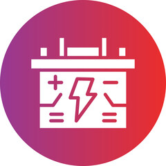 Vector Design Accumulator Icon Style