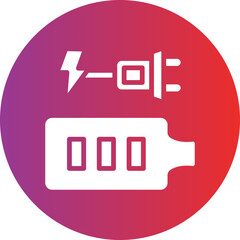 Vector Design Charging Battery Icon Style