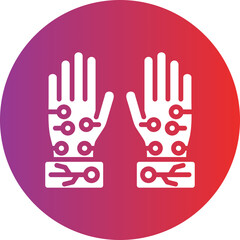 Vector Design Wired Gloves Icon Style