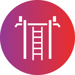 Vector Design Gym Hand Bar Icon Style