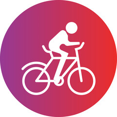 Naklejka premium Vector Design Cycling Icon Style