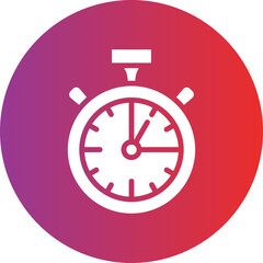Vector Design Chronometer Icon Style