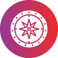 Obraz premium Vector Design Compass Icon Style
