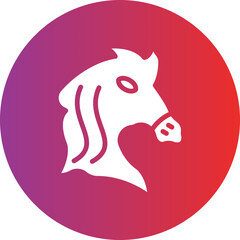Vector Design Horse Icon Style